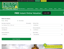 Tablet Screenshot of cheltonbrown.co.uk